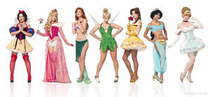 Disney Princess Sexy Costumes Adult - is not exactly how I remember the princesses dressing.