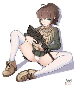 naked anime girls guns - What? Got something to say newbie? (I want to be your experienced superior  who's cold but nice) free hentai porno, xxx comics, rule34 nude art at  HentaiLib.net