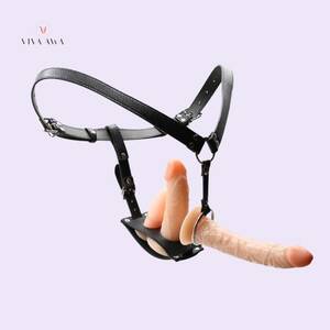 lesbian dildo harness - Strap On 3 Dildo Lesbian Harness Realistic Dildo Lesbian Sex Toy India