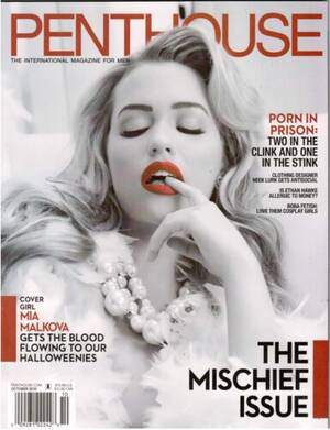 Mia Malkova Porn Magazine - Penthouse Magazine The Mischief Issue October 2016 India | Ubuy