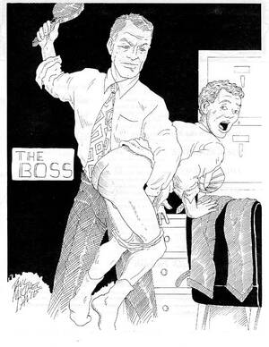 m m spanking drawings - Spanking Art - Jock Spank - Male Spanking