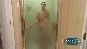 Blonde Shower Blowjob - Blonde Blowjob & Shower Fuck - XVIDEOS.COM