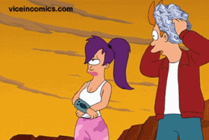 futurama cartoon porn tumblr - Fry and Leela from Futurama Tumblr Porn