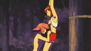 Anime Lesbian Vampire - Lesbian vampire ties up schoolgirl and bites her naked body - Anime Porn  Cartoon, Hentai & 3D Sex