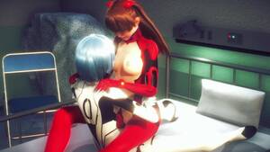 hot lesbians fuck 3d - Asuka and Rei having hot lesbian sex(3D PORN)|Neon Genesis Evangelion watch  online