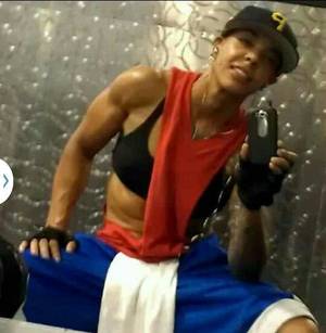 ebony muscle lesbians - Sexy