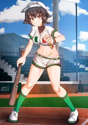 cartoon naked baseball - Pepperoni girls und panzer nude porn picture | Nudeporn.org