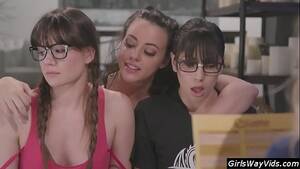 lesbian naked nerd tits - Sexy nerdy girls lesbian orgy - XVIDEOS.COM