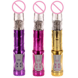 double vibrator - Electric Double vibrator rotated vibration clitoral anal vagina vibrator  powered amazing dildo vibrator porn sex toy for women-in Vibrators from  Beauty ...