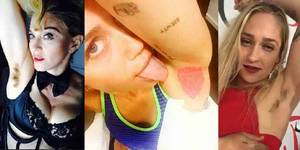 Miley Cyrus Celebrity Porn Tabloid - madonna hairy armpits instagram miley cyrus licking her hot pink hair under  her arms jemima kirke