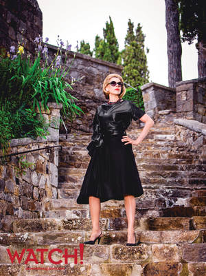 Christine Baranski Big Bang Porn - The Good Wife star Christine Baranski marks a new chapter in Tuscany.