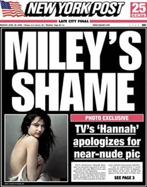2010 Miley Cyrus Porn - Miley's shame': How a 'semi-nude' photo of Cyrus threatened to derail her  career 10 years ago