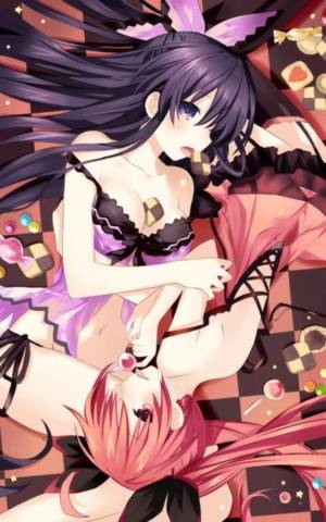 date a live cartoon nude - date_a_live itsuka_kotori yatogami_tooka