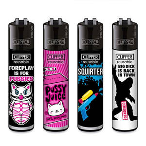 lighter black pussy - Clipper Lighter - Porn Slogans #4 â€“ The JuicyJoint