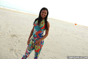 brazil shemale beach - Lourranny Beach rump Tranny - ShemaleTubeVideos