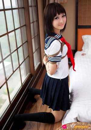 japanese uniform bondage - Shiryl Asian in school uniform is punished and tied in ropes
