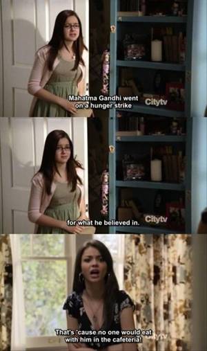 Modern Family Haley Porn - Funny Modern TV Familiy Quotes - Snappy Pixels