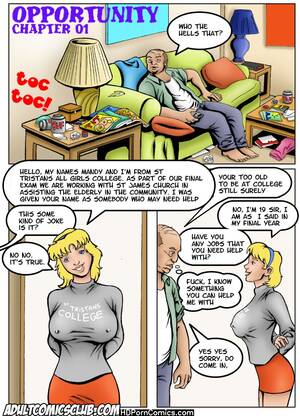 Cartoon Old Man Porn - Old Mans Opportunity Sex Comic | HD Porn Comics