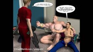 first anal hentai - FIRST ANAL CONTACT 3D Gay Cartoon Comics Anime Hentai