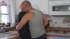 Jodi West Kitchen Porn - Kitchen Doggy Cumshot