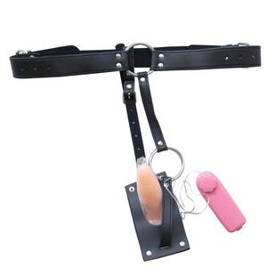 Anal Butt Plug With Cock Ring - Type of trading: retail.wholesale Origin: China Material: Faux leather  Color: black leather with flesh anal plug