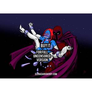 Magneto And Mystique Porn - Magneto and Mystique, Erotic porn illustration couple superheroes porn  fanart