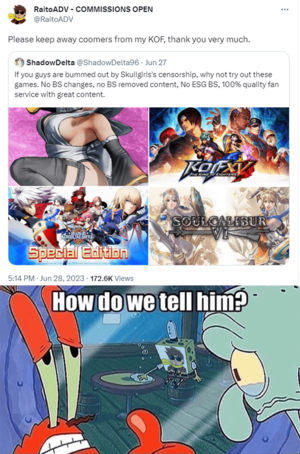 jiggly girls soul calibur hentai - Is this guy for real? : r/kof