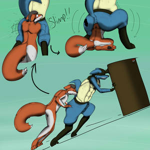 Anthro Pokemon Anal - ... 2boys accident anal anal_insertion anal_sex anal_vore anthro box canine  fox furry_only gay insertion lucario luke_delfino male ...