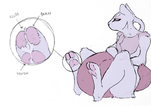 Mewtwo Feet Porn - oc / fanart ] mewtwo sketches (ft. their son satoshi) i just love mewtwo so  much! (multiple images) : r/pokemon