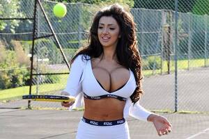 Chloe Mafia Porn - Chloe Mafia busts out of her tennis whites in a very raunchy practice  session - Mirror Online