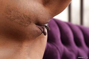 asian swollen pussy lips - Asian babe with small tits and meaty labia lips toying puffy pussy -  PornPics.com