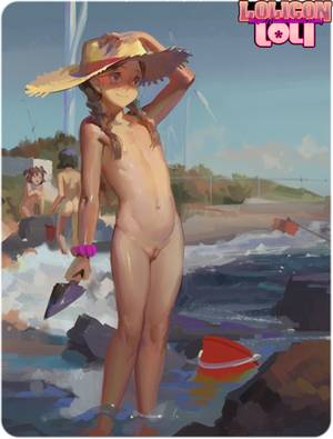 ecchi beach - lolicon hentai loli ecchi art