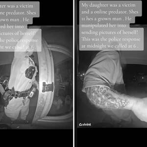 Black Sexual Predator - Viral TikTok Shows Officer Accuse Girl, 11, of 'Making Porn' After Dad  Calls 911 Over Child Predator