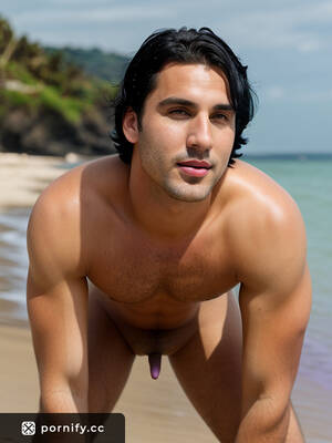 brazilian beach god - Horny European Beach God with Purple Lips & Brazilian Wax | Pornify â€“ Free  PremiumÂ® AI Porn