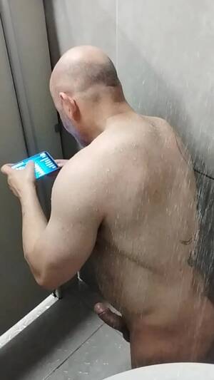Big Cock Shower Gay - SPY MALE 0069 big dick jerking off in gay porn - ThisVid.com