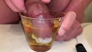 Cum In A Cup - Pissing In A Cup Then Cumming Underwater In It! - xxx Mobile Porno Videos &  Movies - iPornTV.Net
