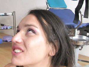 Doctor Condom Porn - 8:13 Doctor Pushing Big Cock Into Her Young Asshole