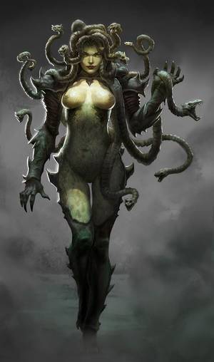 Greek Mythical Creatures Porn - In Greek mythology Medusa (\