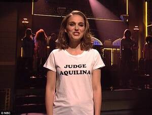 Natalie Portman Pee Porn - Natalie Portman does trap rap and spoofs Stranger Things | Daily Mail Online