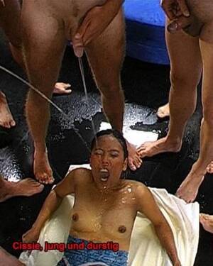 Mature Foursome Sex Bizarre Pissing - Group of guys pissing and cumming on a girls face Porn Pictures, XXX  Photos, Sex Images #3106732 - PICTOA