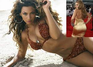 Hot Beyonce Knowles Porn - Curvy Beyonce shows off figure at concert