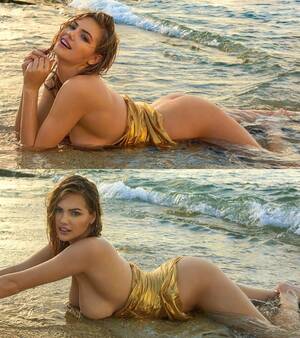 kate upton topless beach - Kate Upton Nude (1 Collage Photo) | #TheFappening