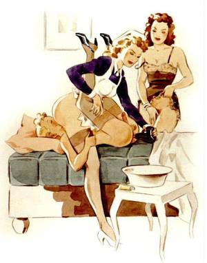 Enema Porn Drawings Captions - Enema art of Julie Delcourt