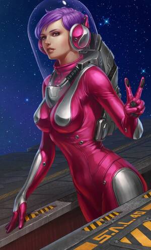 Atom Punk Porn - Pin On Atompunk Raypunk Space Girl Science Fiction Art Digital Illustration  86700 | Hot Sex Picture