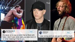 Eminem Gay Porn - Dan Reynolds, Bon Iver Call Out Eminem for Homophobic Lyrics