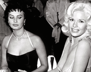 Fucking Sophia Loren Porn - Coming out of my cave and... oh wow, it's bright â€” chanandlers: Sophia Loren  and Jayne Mansfield...