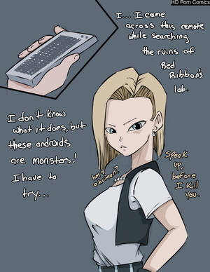 Android 18 Lesbian Bondage - Android 18's Remote comic porn | HD Porn Comics