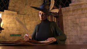Mcgonagall Harry Potter Porn - Hermione Granger and the Professor's Wand (Harry Potter) [Serge3DX] - 1 .  Hermione Granger and the Professor's Wand - Chapter 1 (Harry Potter)  [Serge3DX] - AllPornComic