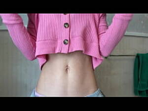 Belly Stretch Porn - Slim Girl Stretches And Teases Cute Belly Button - xxx Mobile Porno Videos  & Movies - iPornTV.Net
