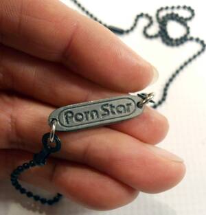 Chain Porn Star - Necklace PORN STAR Black Ball Chain Pornstar - Adult "Actor" -  New Old Stock | eBay